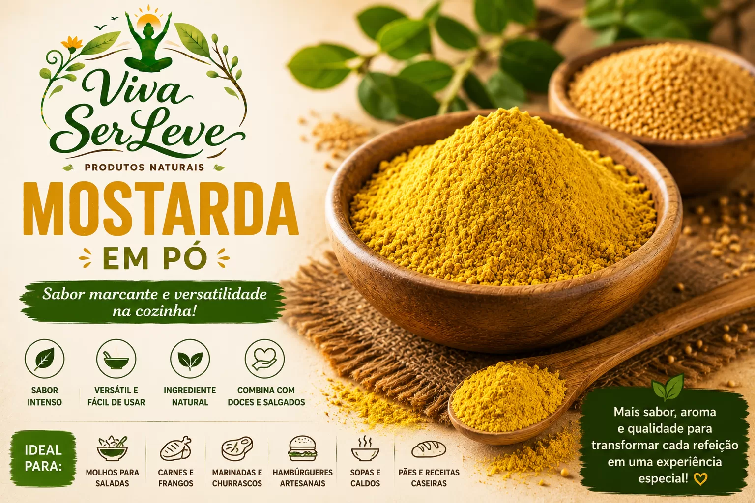 Mostarda em Pó